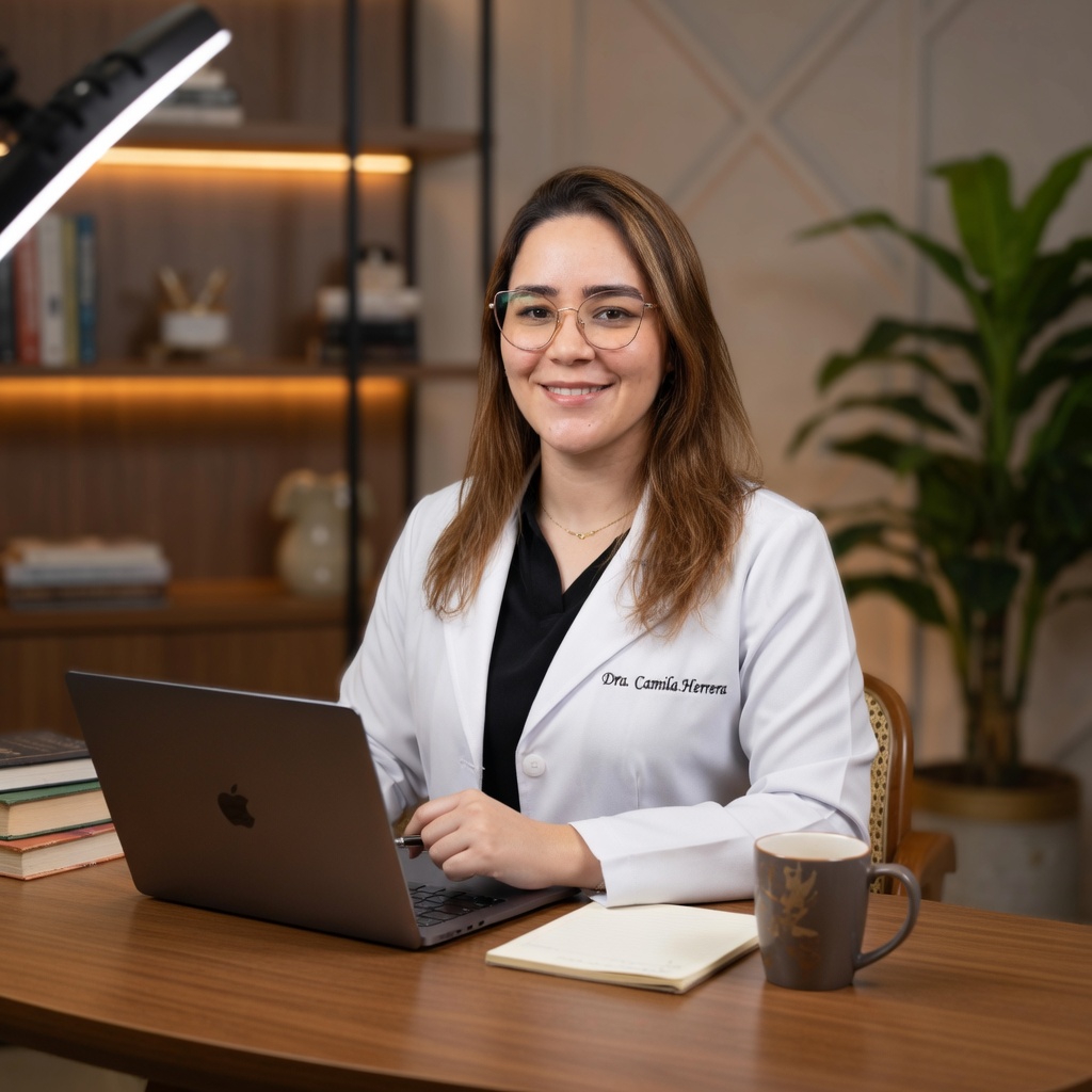 Dra. Camila Herrera - Especialista en Dermatología Natural